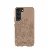 Chocolate Brown Desert Run Samsung Galaxy S22 Case