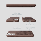 Chocolate Brown Desert Run Samsung Galaxy S22 Case