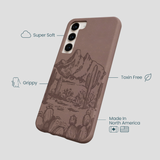 Chocolate Brown Desert Run Samsung Galaxy S23+(Plus) Case