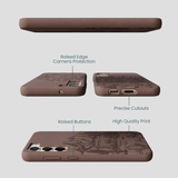 Chocolate Brown Desert Run Samsung Galaxy S24+(Plus) Case