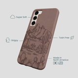 Chocolate Brown Desert Run Samsung Galaxy S24+(Plus) Case