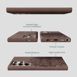 Chocolate Brown Desert Run Samsung Galaxy S24 Ultra Case