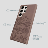 Chocolate Brown Desert Run Samsung Galaxy S24 Ultra Case