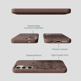 Chocolate Brown Desert Run Samsung Galaxy S24 Case