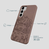 Chocolate Brown Desert Run Samsung Galaxy S25+(Plus) Case