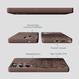 Chocolate Brown Desert Run Samsung Galaxy S25 Ultra Case