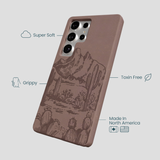 Chocolate Brown Desert Run Samsung Galaxy S25 Ultra Case