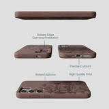 Chocolate Brown Desert Run Samsung Galaxy S25 Case