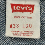 Levis 505 Jeans - 31W 30L Blue Cotton