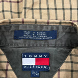 Tommy Hilfiger Checked Shirt - XL Beige Cotton
