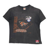 Single Stitch Baltimore Orioles Nutmeg Graphic T-Shirt - XL Orange Cotton