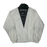 Age 11-12 Nike Windbreaker - Medium White Polyester