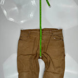 Carhartt Carpenter Pants - 38W 28L Brown Cotton