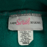 Unbranded Sweatshirt - Small Green Cotton Blend