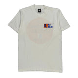Single Stitch Screen Stars Graphic T-Shirt - Medium White Cotton Blend