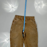 Carhartt Carpenter Trousers - 29W 30L Brown Cotton