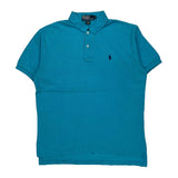 Polo By Ralph Lauren Polo Shirt - Small Blue Cotton