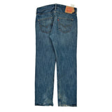 501 Levis Jeans - 33W 31L Blue Denim