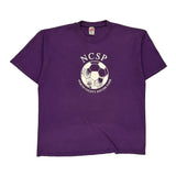 North County Soccer Park Soffe Single Stitch T-Shirt - XL Purple Polyester Blend