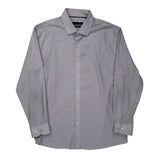 Thflex Supima Tommy Hilfiger Slim Fit Shirt - XL Purple Cotton