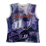Hamlin Chase Authentics Nascar Aop Tank Top - 2XL Purple Polyester