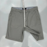 Tommy Hilfiger Chino Shorts - 34W 9L Gray Cotton