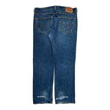 501 Levis Jeans - 36W 30L Blue Cotton