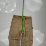 Carhartt Double Knee Carpenter Trousers - 36W 32L Beige Cotton