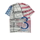 America'S Cup 1992 Hanes Graphic Aop T-Shirt - Large Multicoloured Cotton