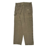 Wrangler Carpenter Pants - 36W 34L Brown Cotton