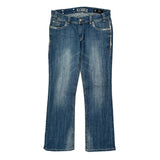 Rock & Roll Hall Of Fame Boot Cut Jeans - 34W US 10 Blue Denim