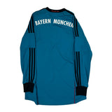 2013-14 Bayern München Adidas Goalkeepers Football Shirt - Medium Blue Polyester