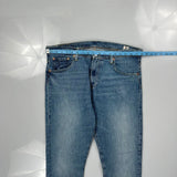 Levis Skinny Jeans - 36W 31L Blue Cotton