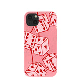 Bubblegum Pink Dicey Cherries iPhone 13 Case