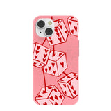Bubblegum Pink Dicey Cherries iPhone 14 Case