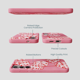 Bubblegum Pink Dicey Cherries Samsung Galaxy S25+(Plus) Case