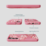 Bubblegum Pink Dicey Cherries Samsung Galaxy S25 Case