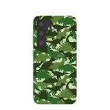 Sage Green Dino Camo Samsung Galaxy S24 Case