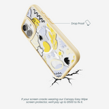 Clear Doodles iPhone 17 Case With Sunbeam Ridge (MagSafe included)
