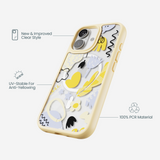 Clear Doodles iPhone 17 Case With Sunbeam Ridge (MagSafe included)