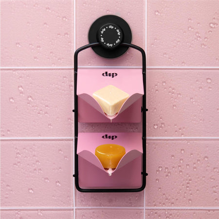 Shower Rack with Pink and Pink Stands