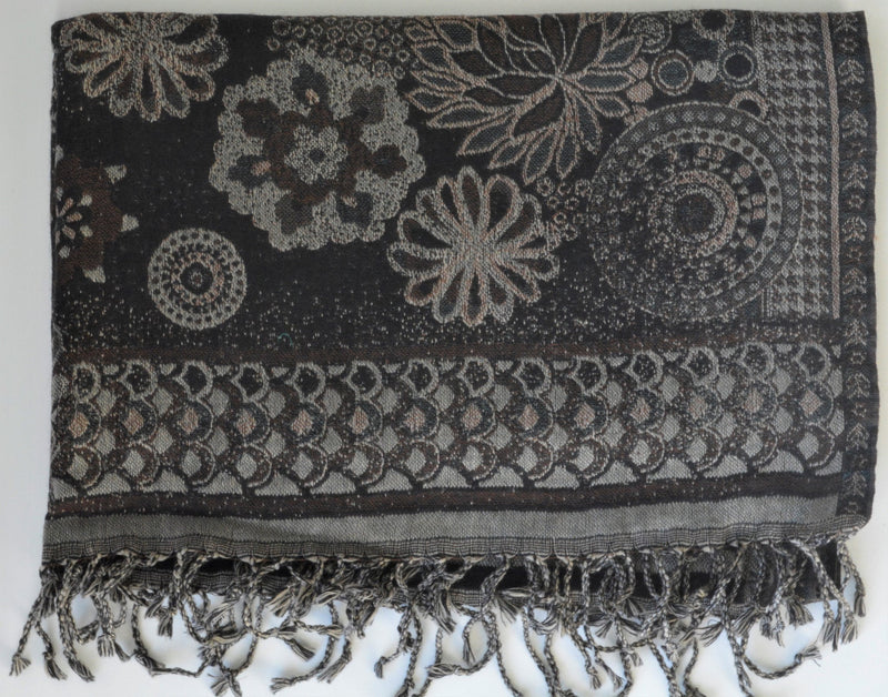 Handwoven Paisley Jamavar one of a kind limited edition designer Shawl