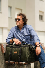 Sports Vegan Duffle Bag green - Made with ocean plastic