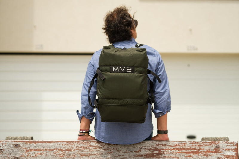 Sports Vegan Duffle Bag green - Made with ocean plastic