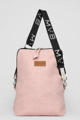 Double-Sided Crossbody Flop Bag soft pink
