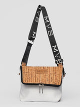 Double-Sided Crossbody Flop Bag soft natural