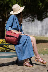 Trio Vegan Backpack HB Cherry