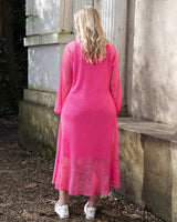 Aphrodite Hot Pink Holiday Resort Midi Dress