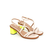 Cassia Vegan Block Heel Strappy Sandal