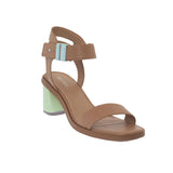 Cora Vegan Block Heel Square Toe Sandals